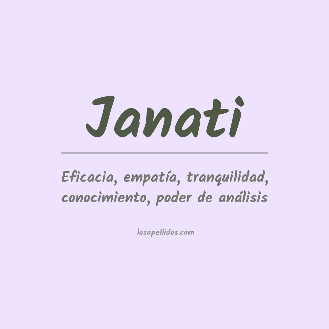 Apellido Janati