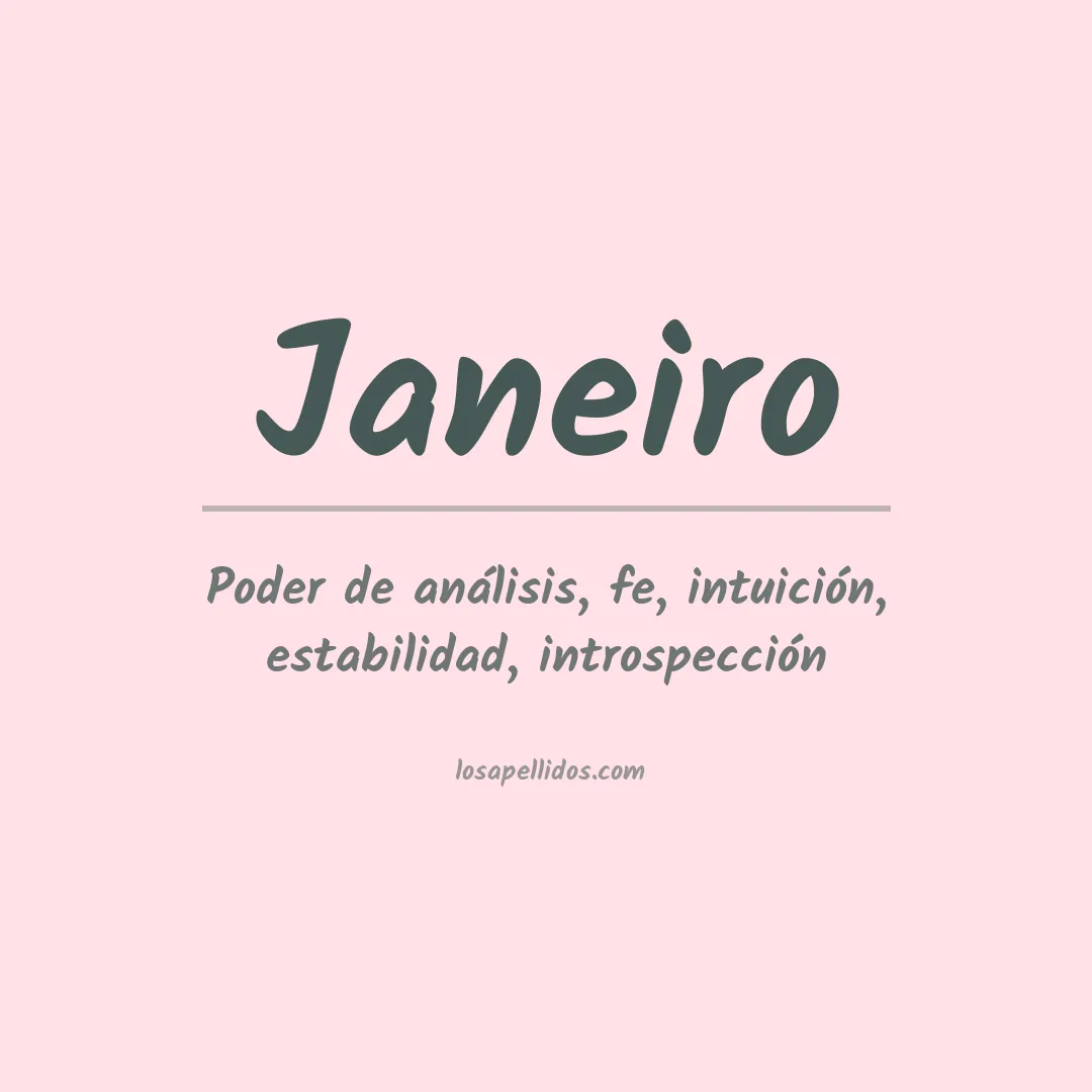 Apellido Janeiro