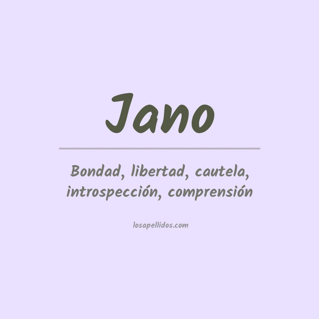 Apellido Jano
