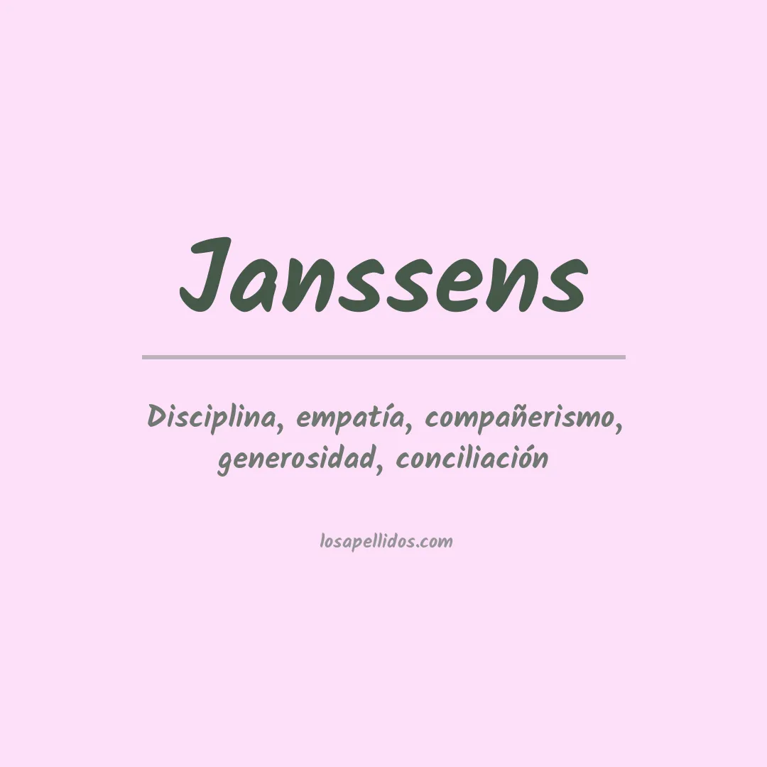 Apellido Janssens