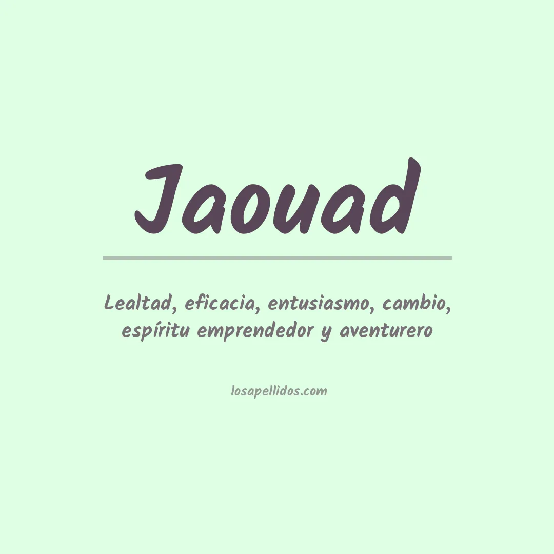 Apellido Jaouad