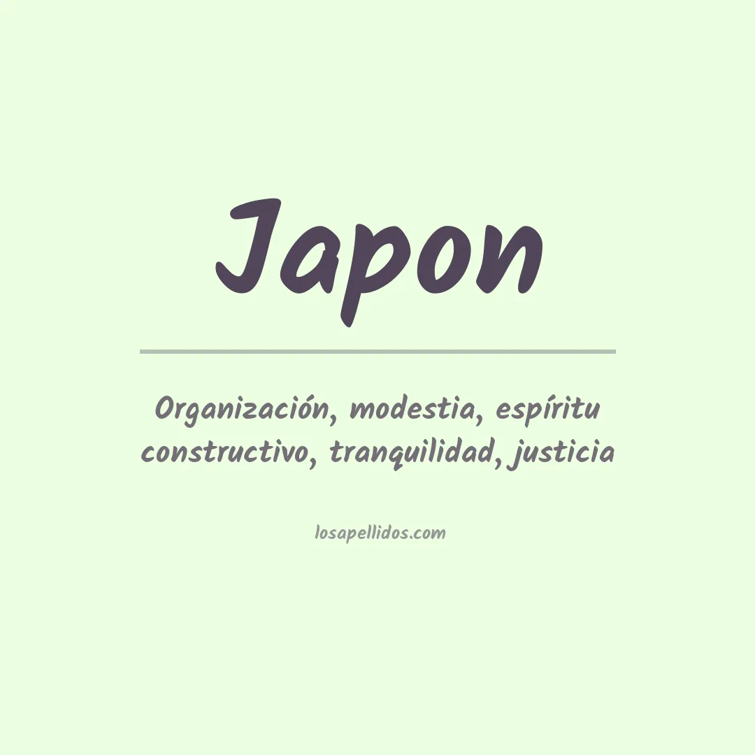 Apellido Japon