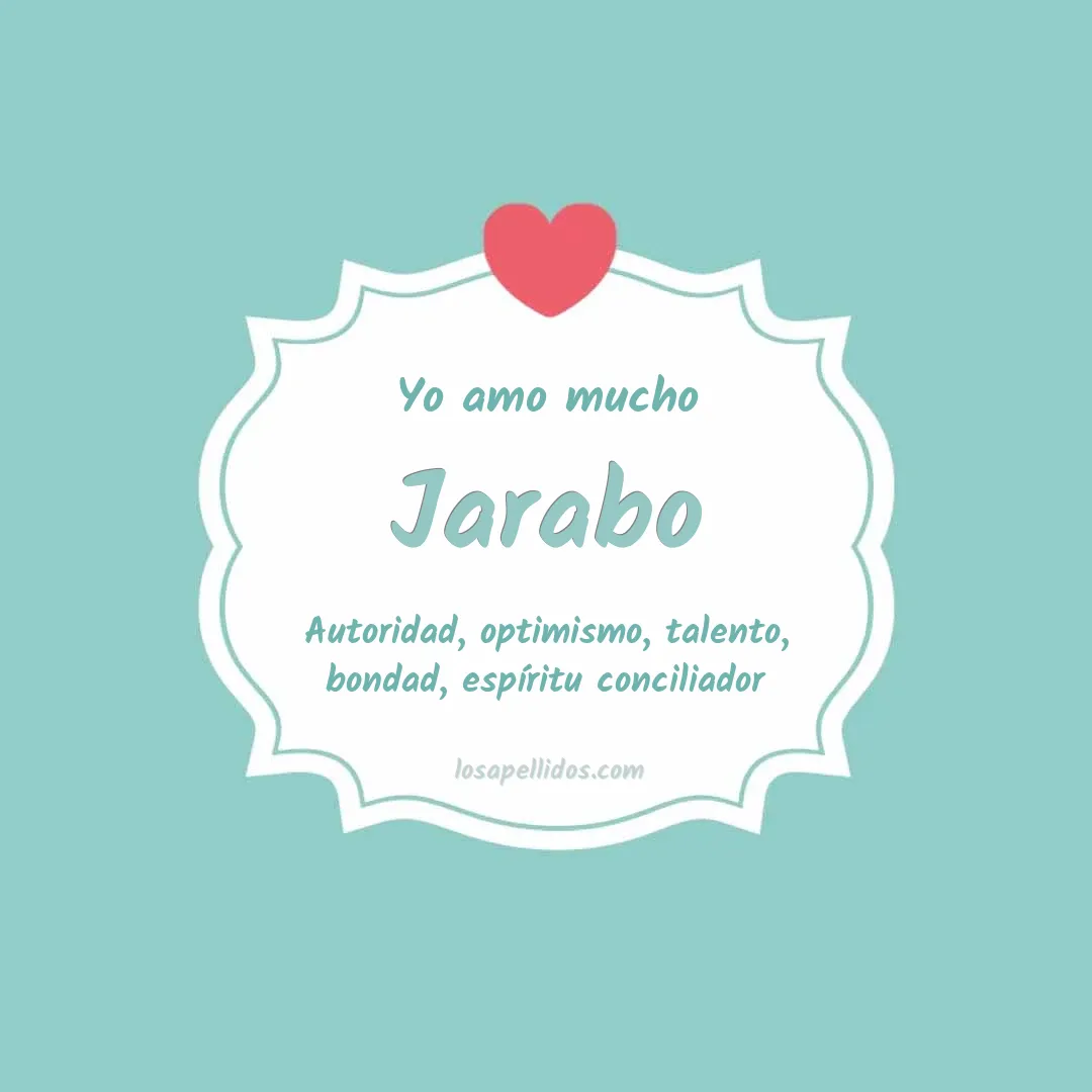 Yo amo mucho Jarabo