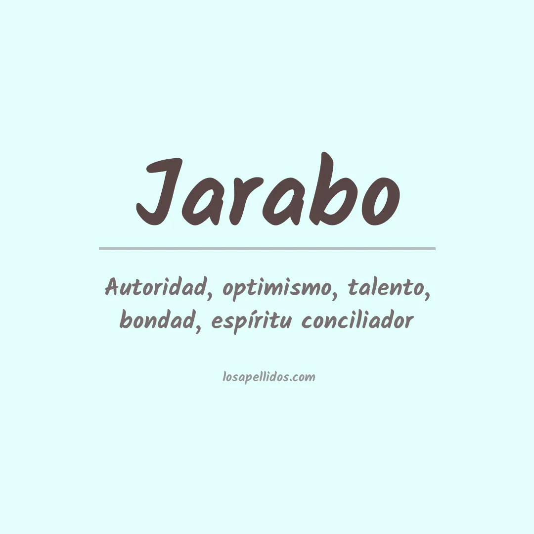 Apellido Jarabo