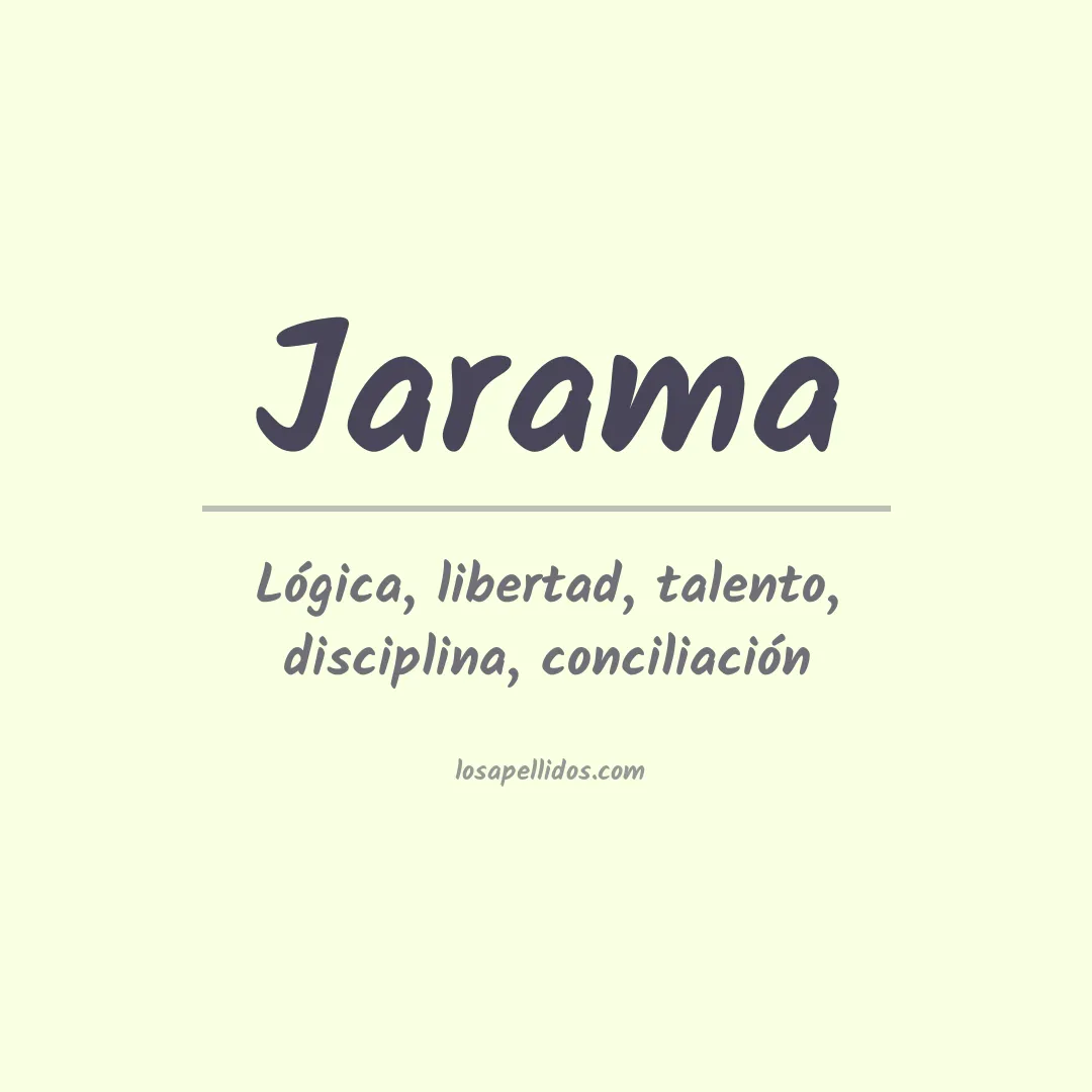 Apellido Jarama