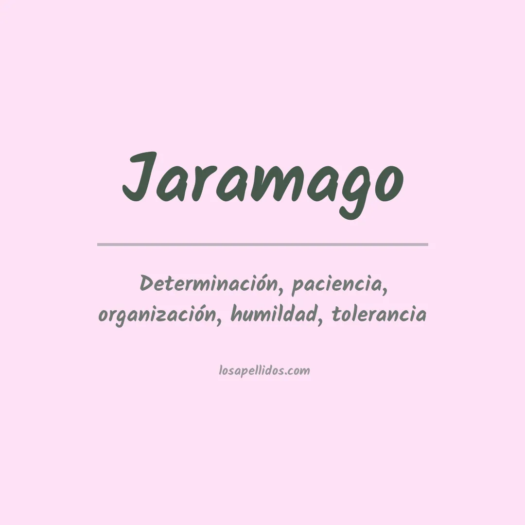 Significado del Apellido Jaramago