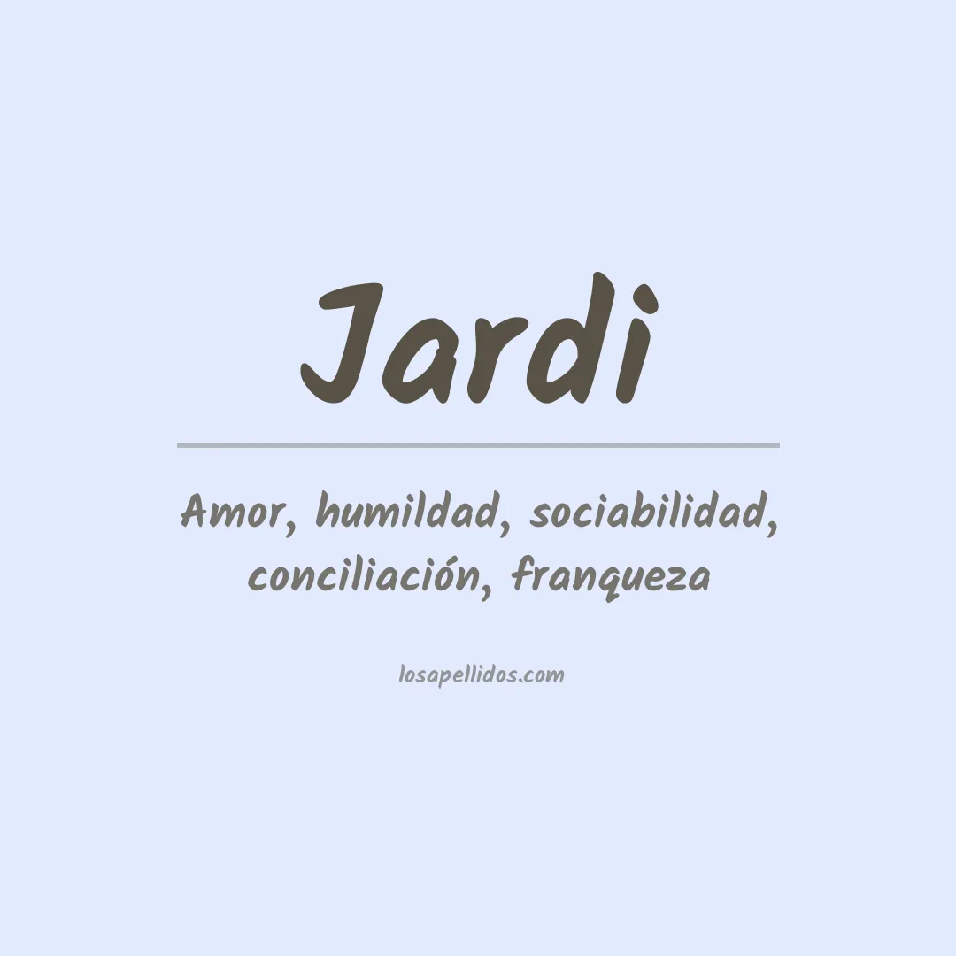 Apellido Jardi