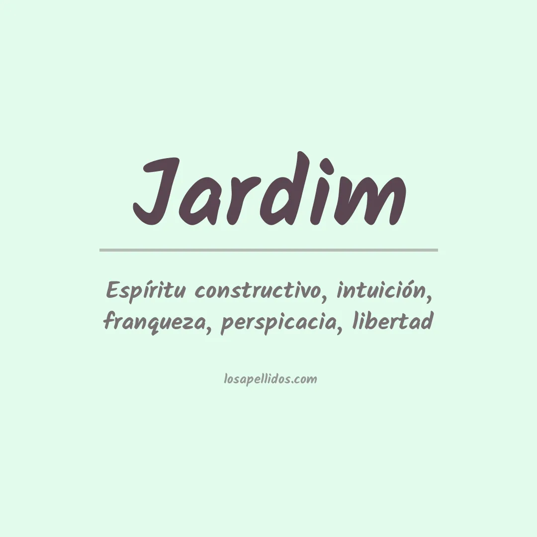 Apellido Jardim