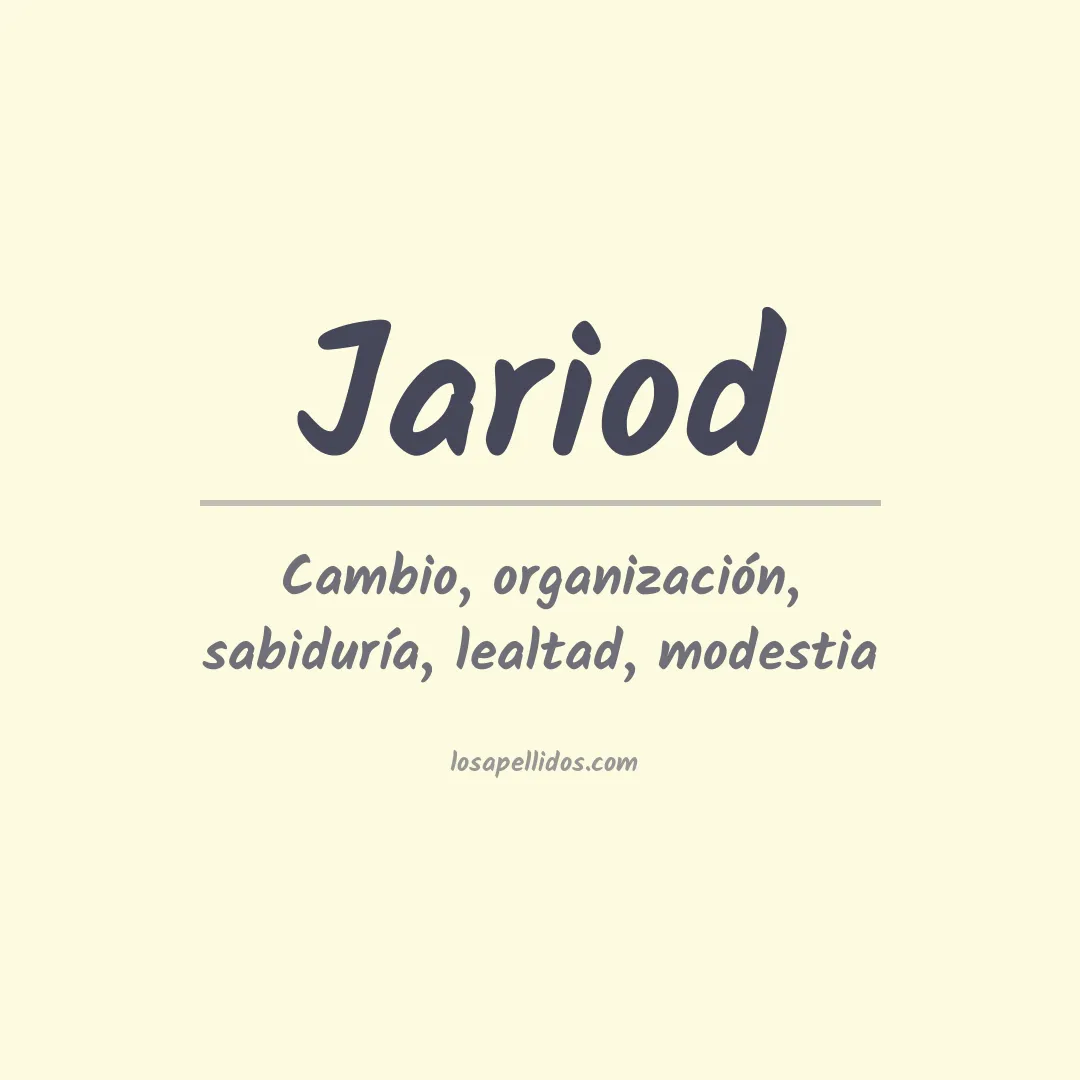 Apellido Jariod