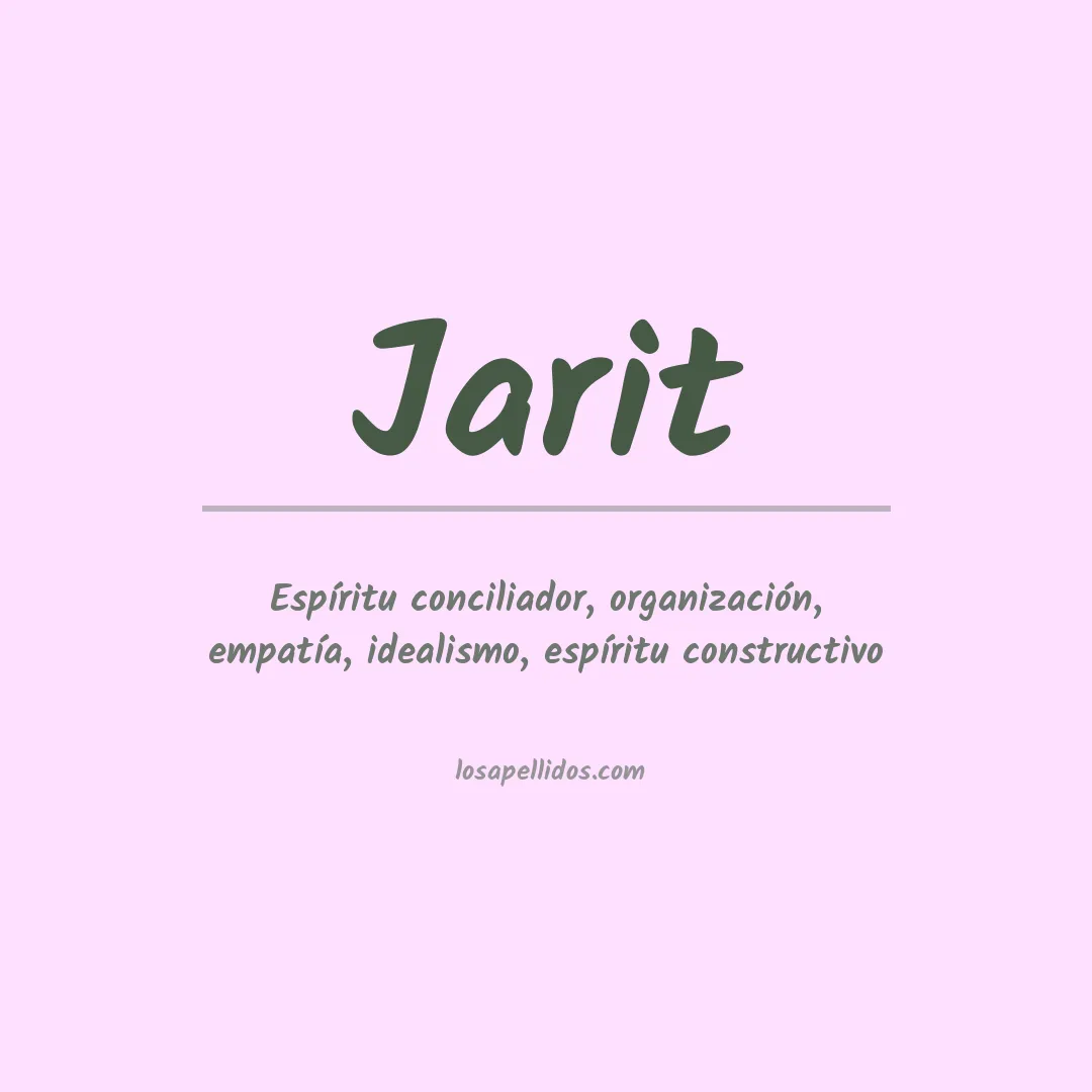 Apellido Jarit