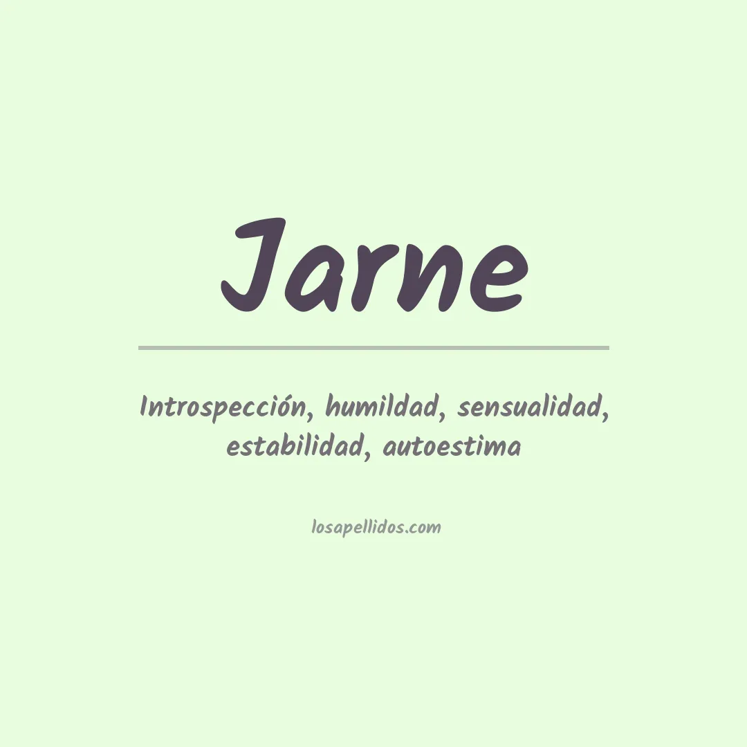 Apellido Jarne