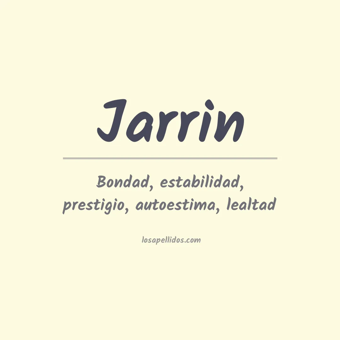 Apellido Jarrín