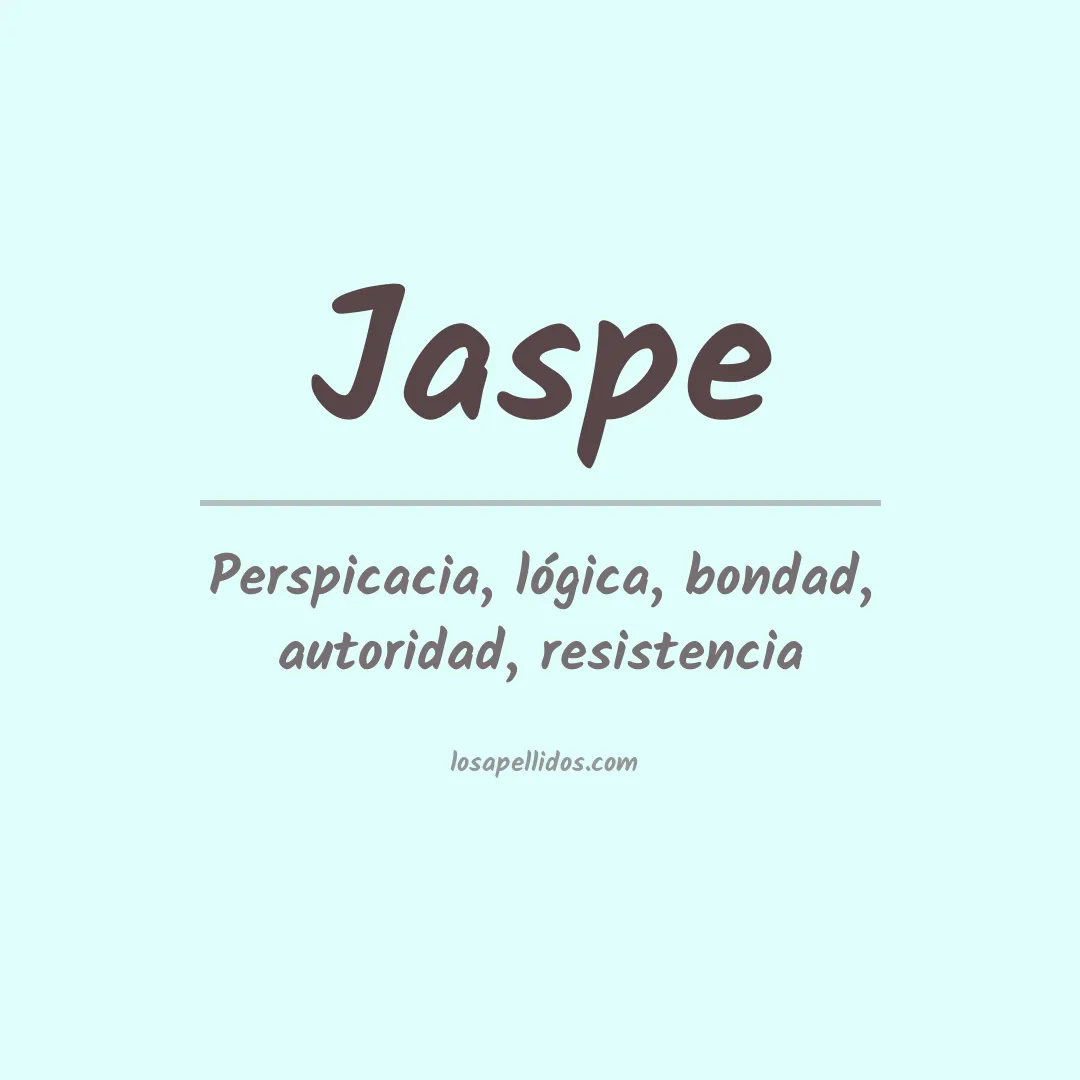 Apellido Jaspe