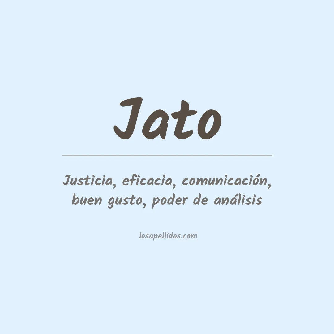 Apellido Jato