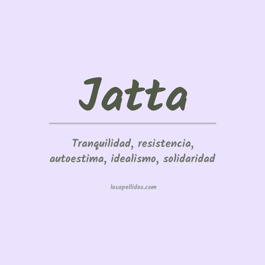Apellido Jatta