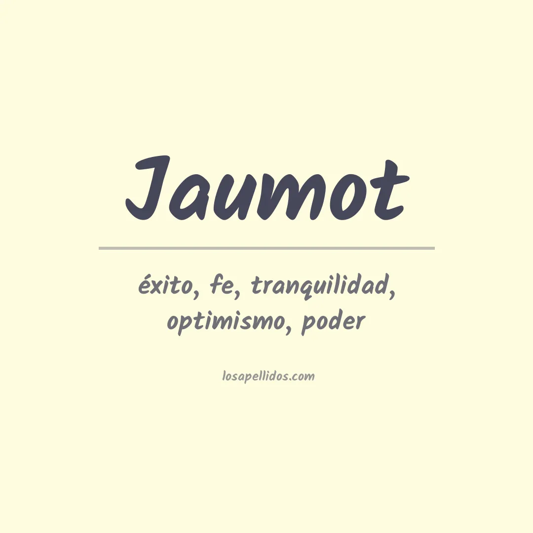 Apellido Jaumot