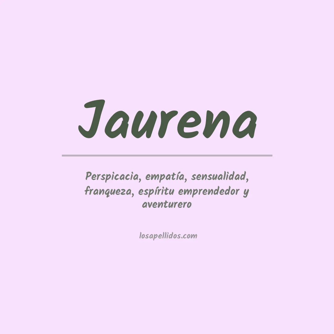 Apellido Jaurena