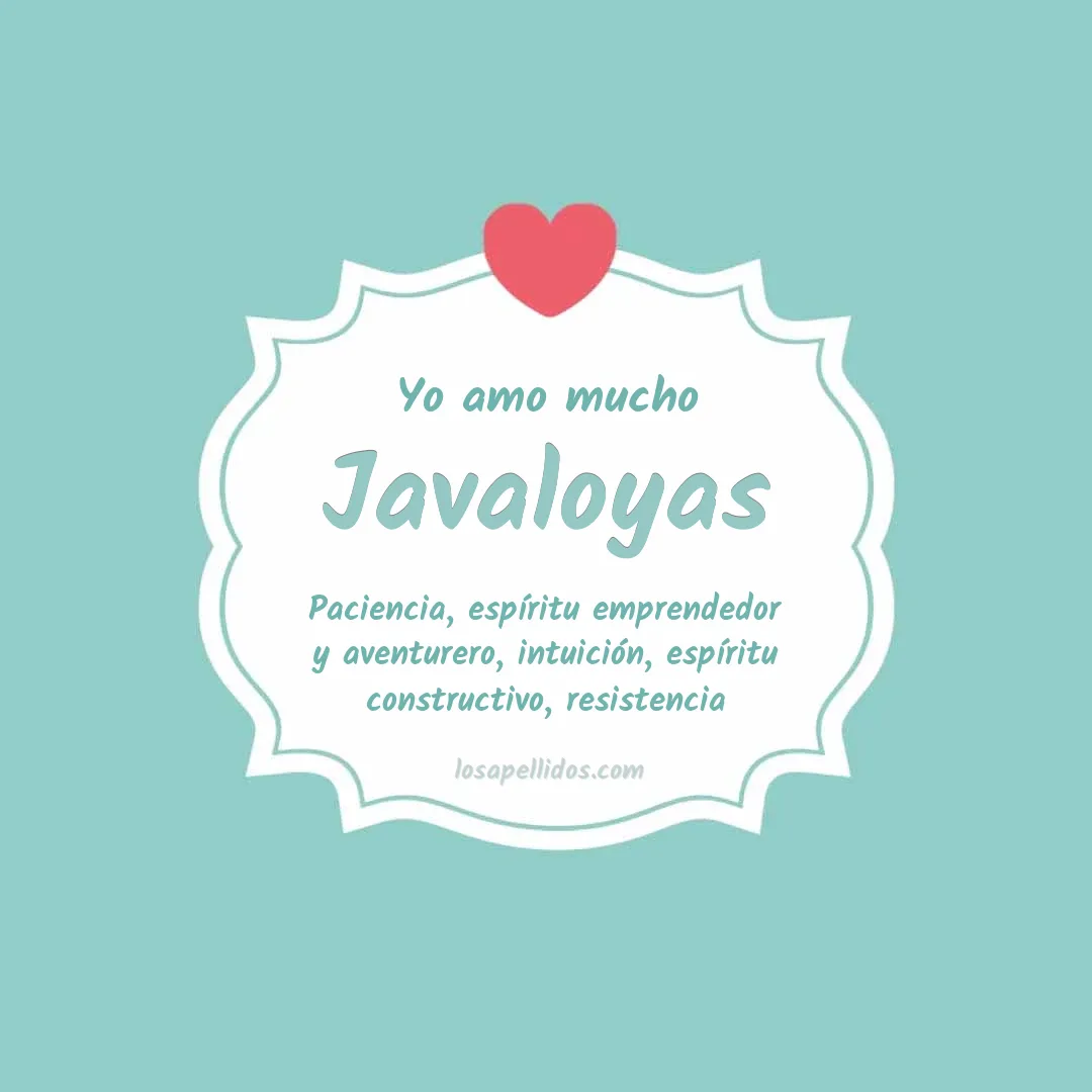 Yo amo mucho Javaloyas