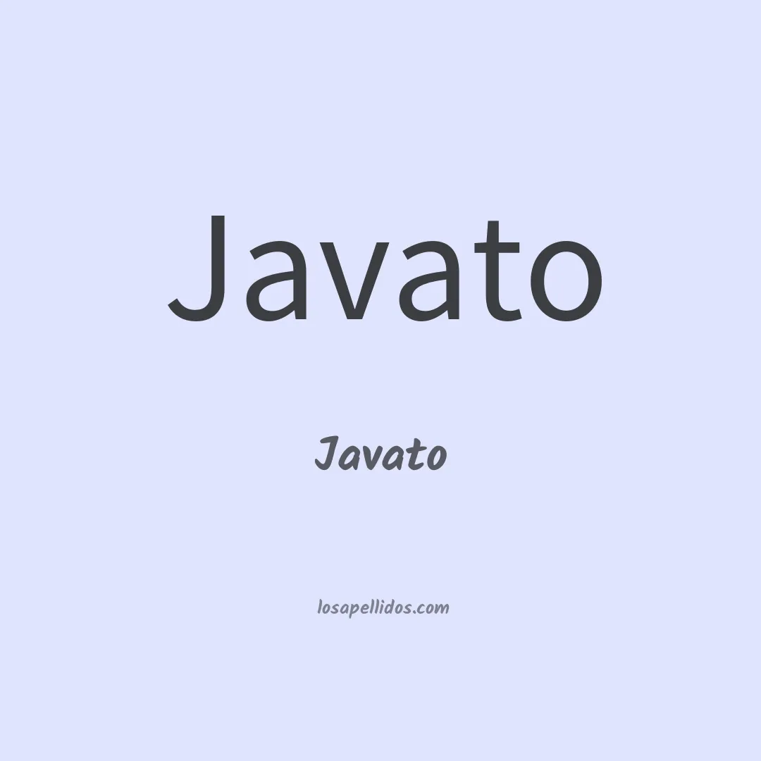 Javato en chino