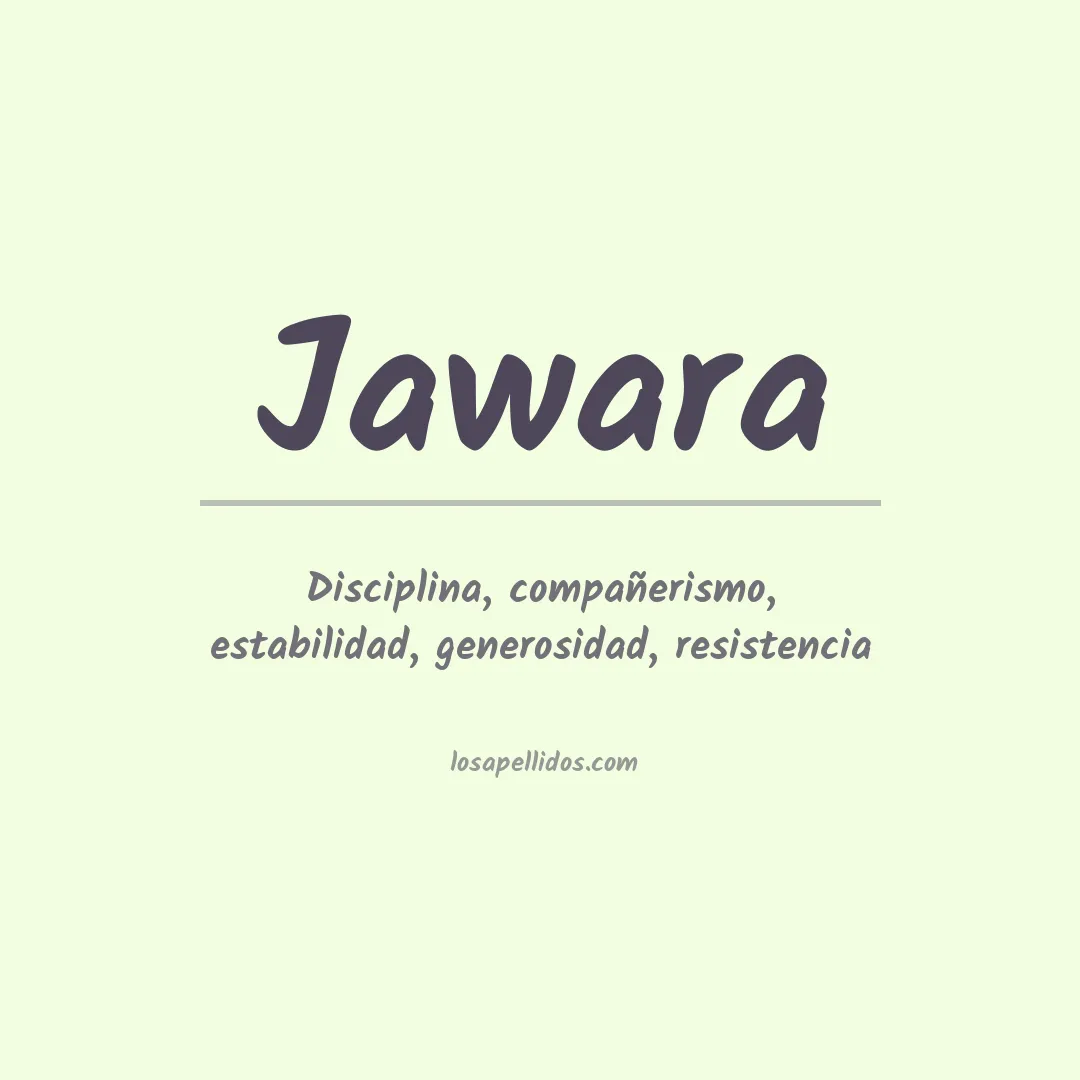 Apellido Jawara