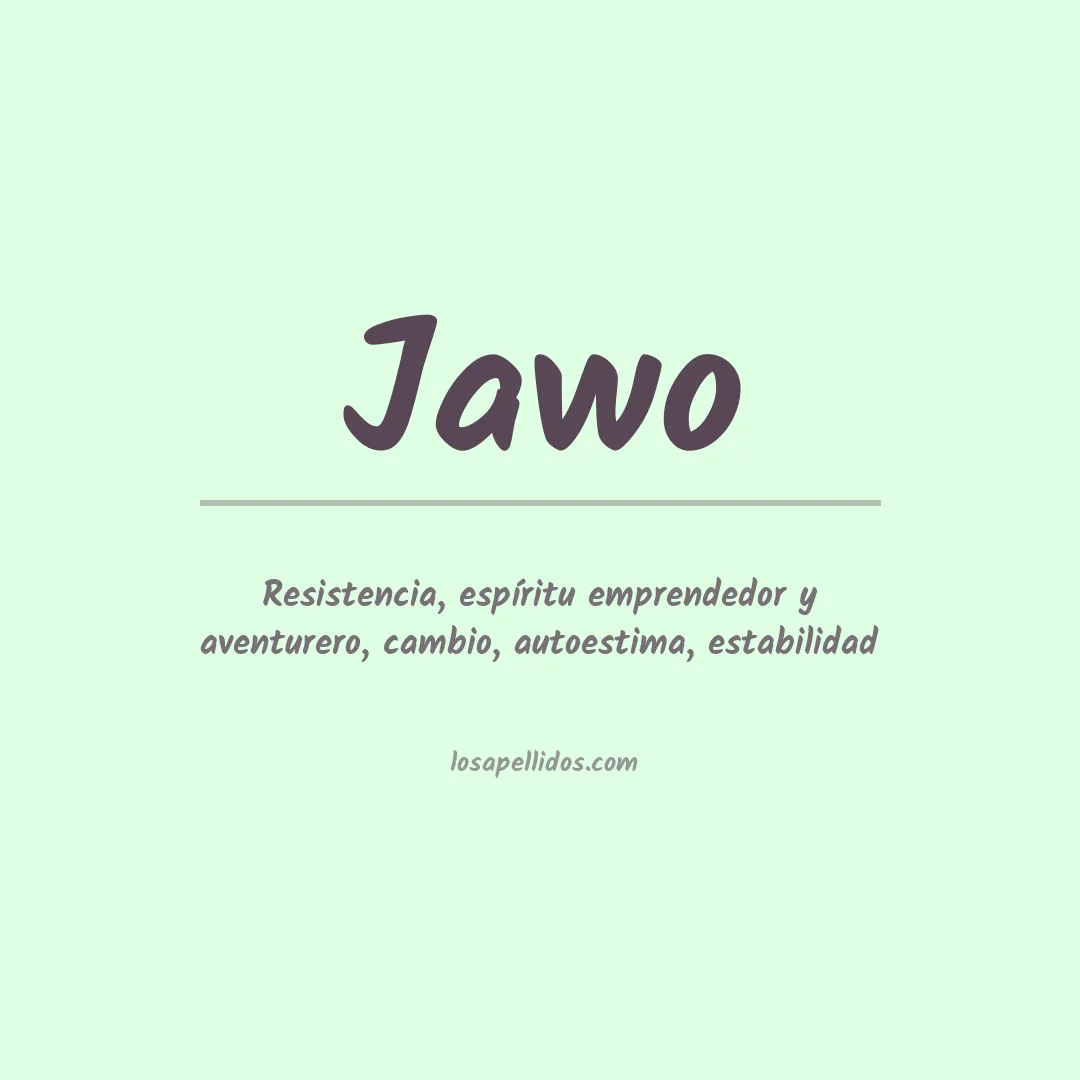 Apellido Jawo