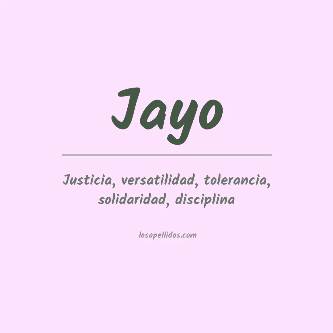 Apellido Jayo