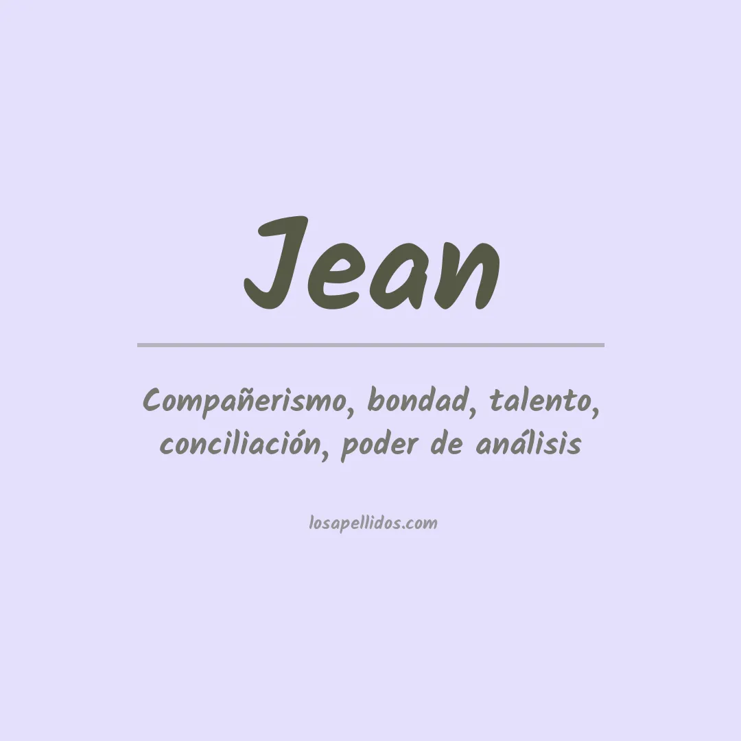 Apellido Jean