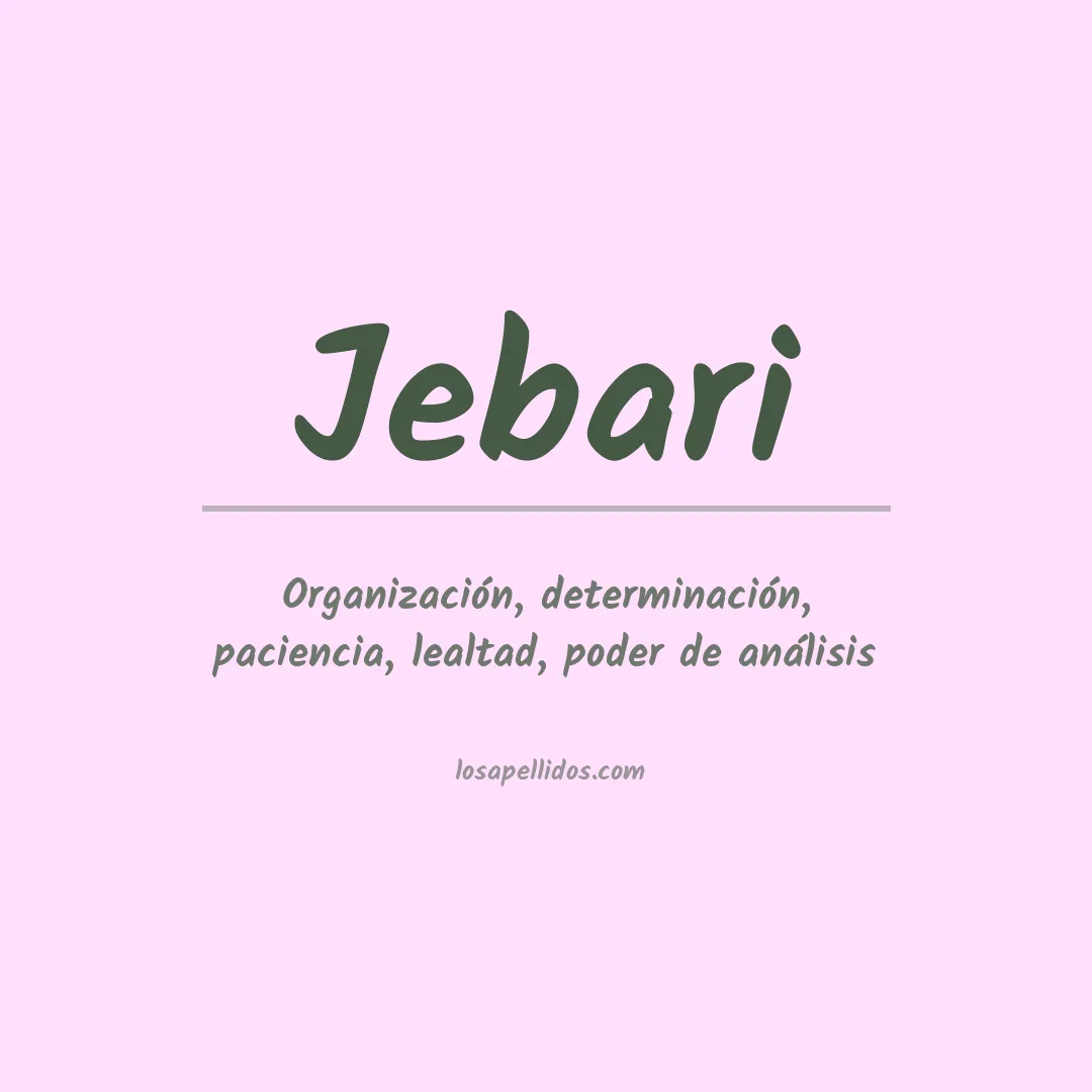 Apellido Jebari