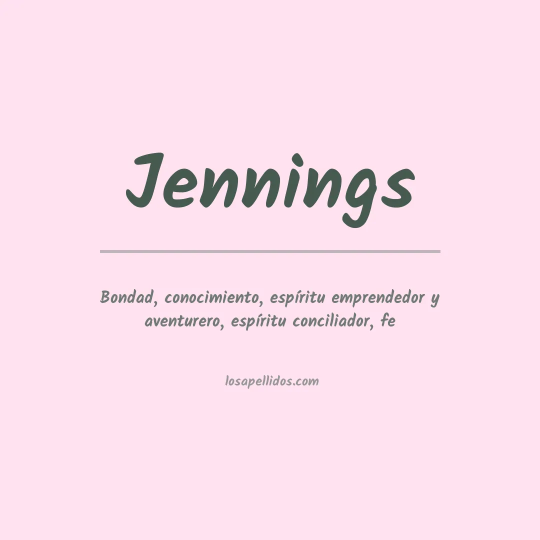 Apellido Jennings