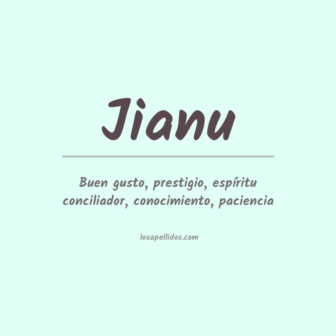 Apellido Jianu