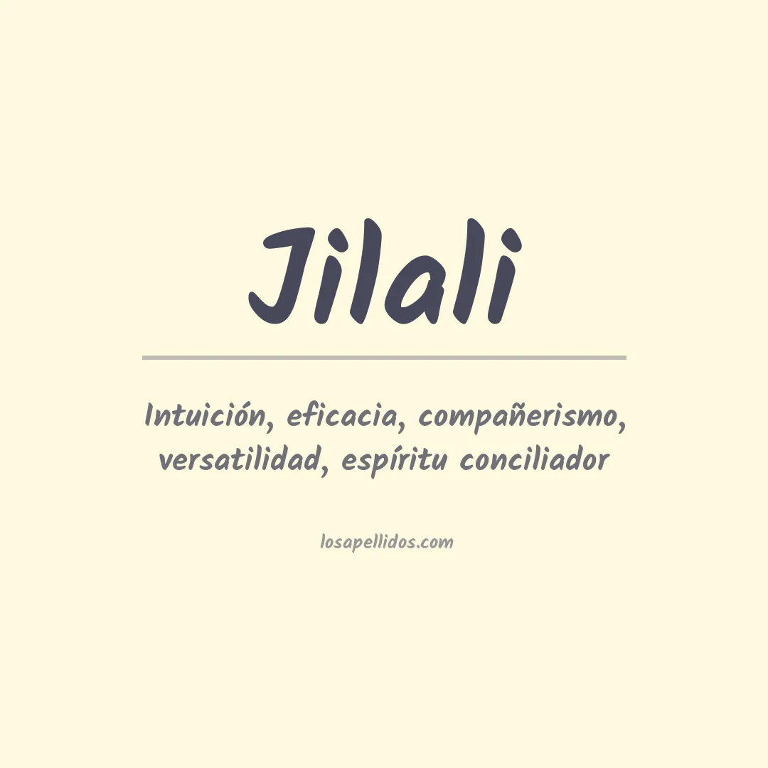 Apellido Jilali