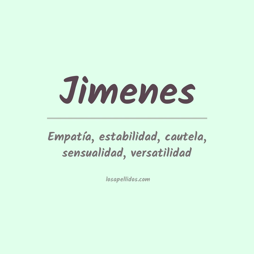 Apellido Jimenes