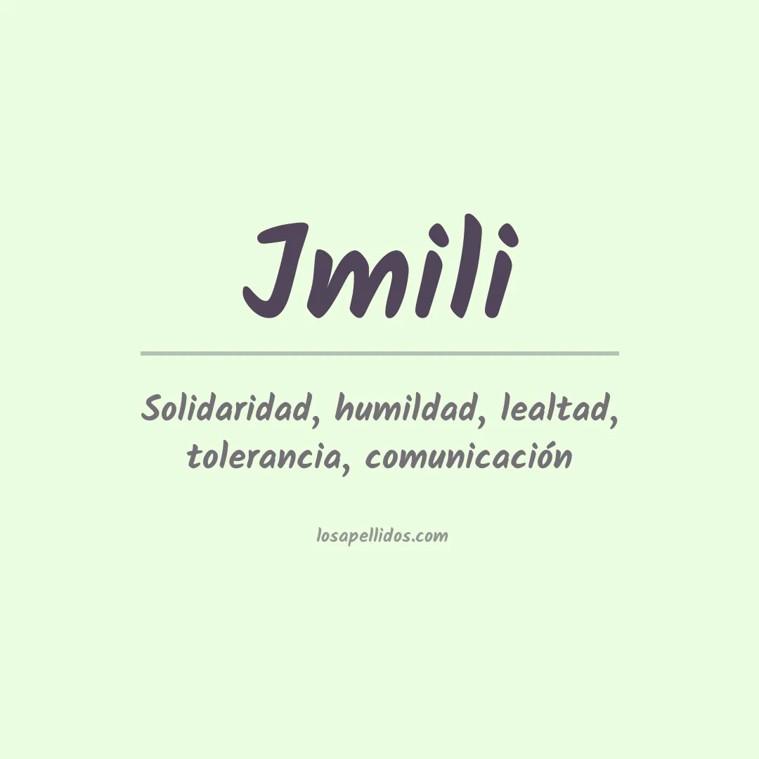 Apellido Jmili