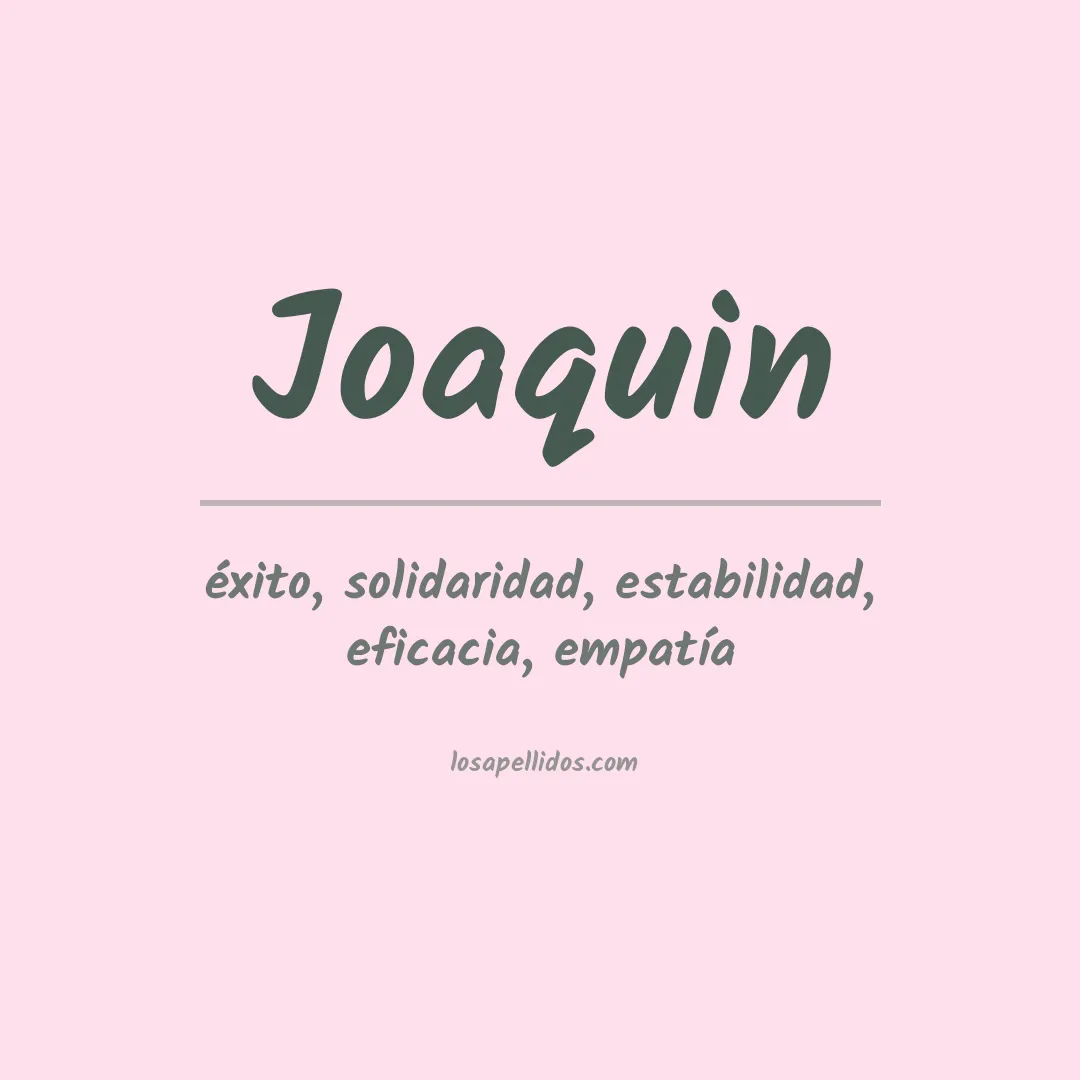 Apellido Joaquin