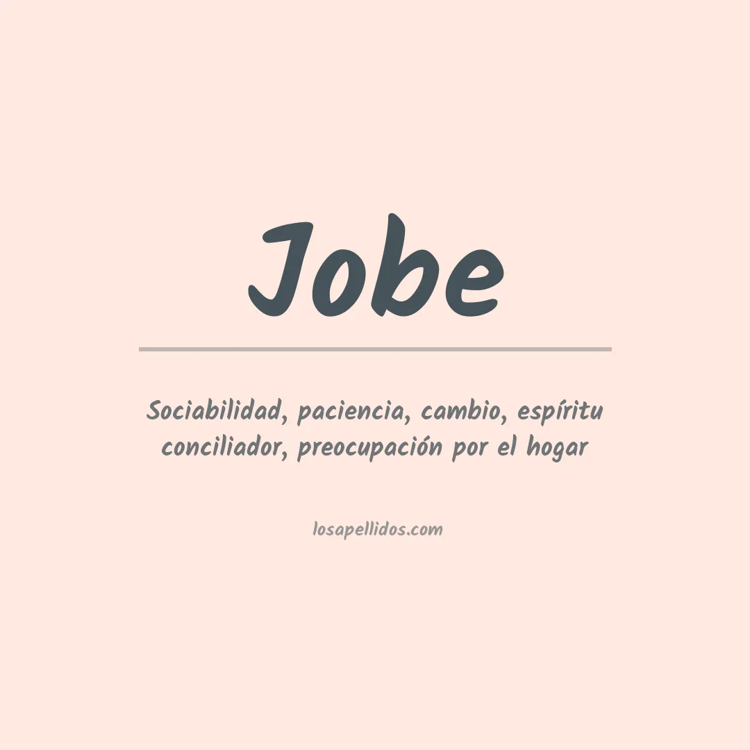 Apellido Jobe