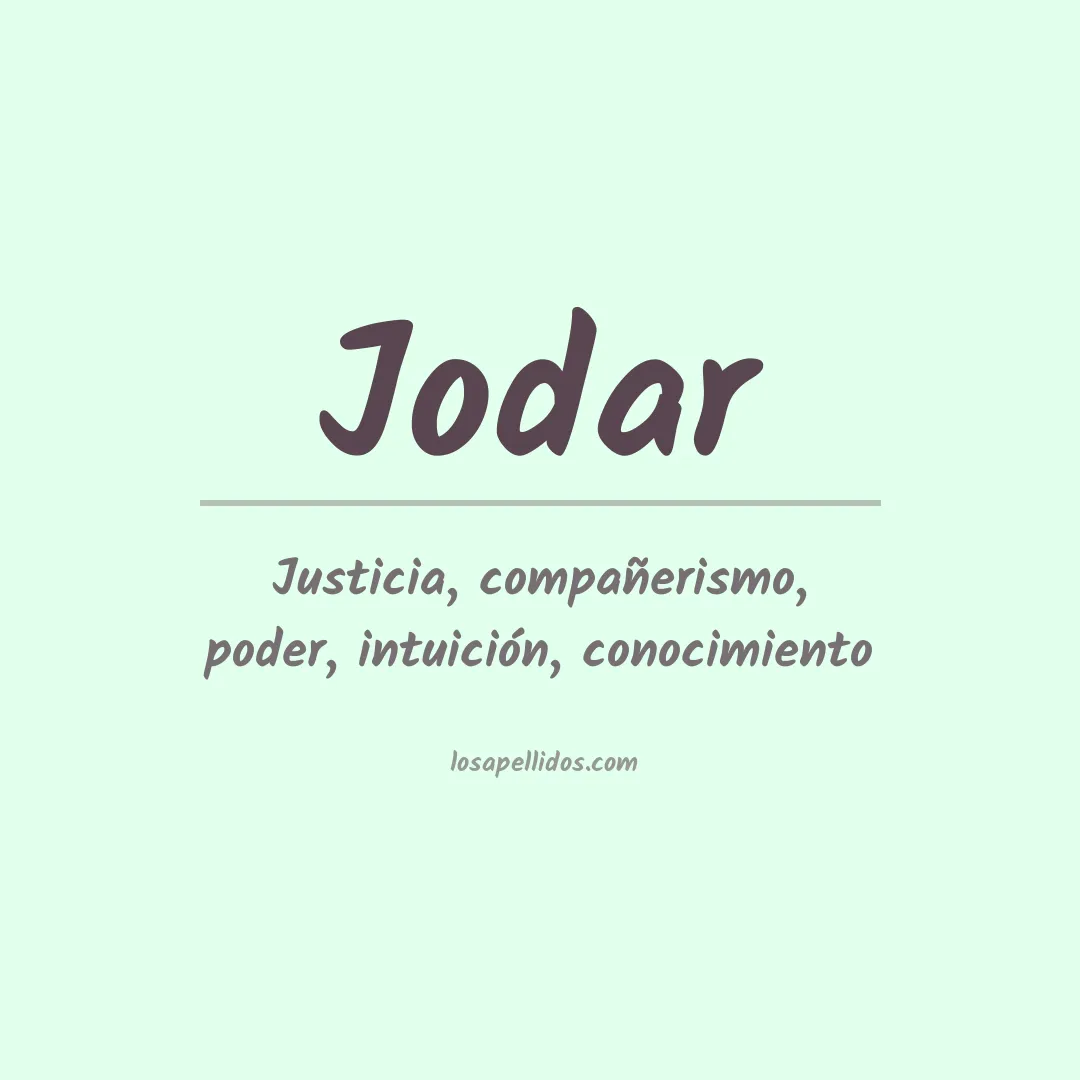 Apellido Jodar
