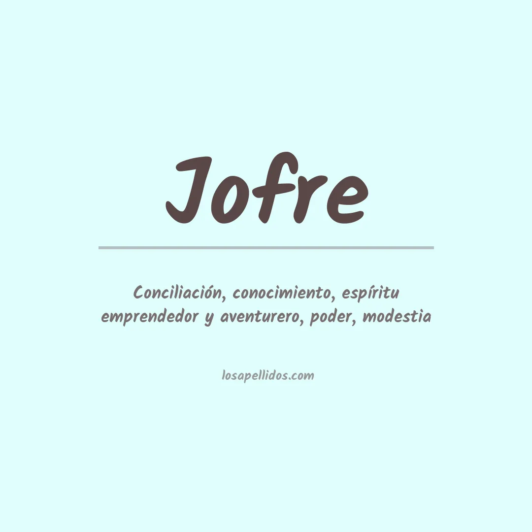 Apellido Jofré