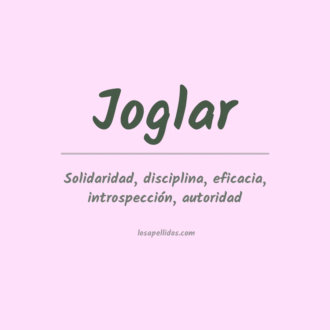 Apellido Joglar