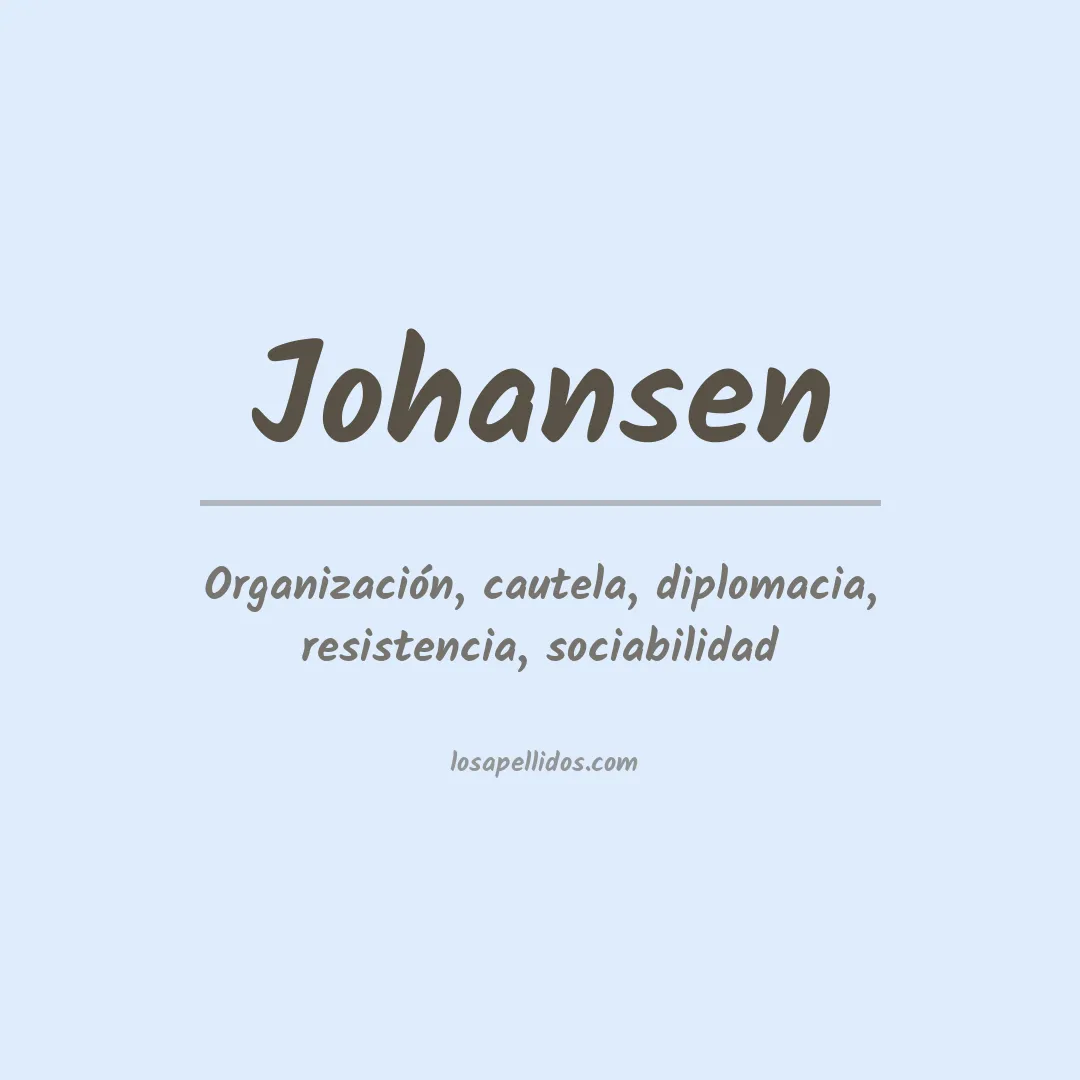 Apellido Johansen