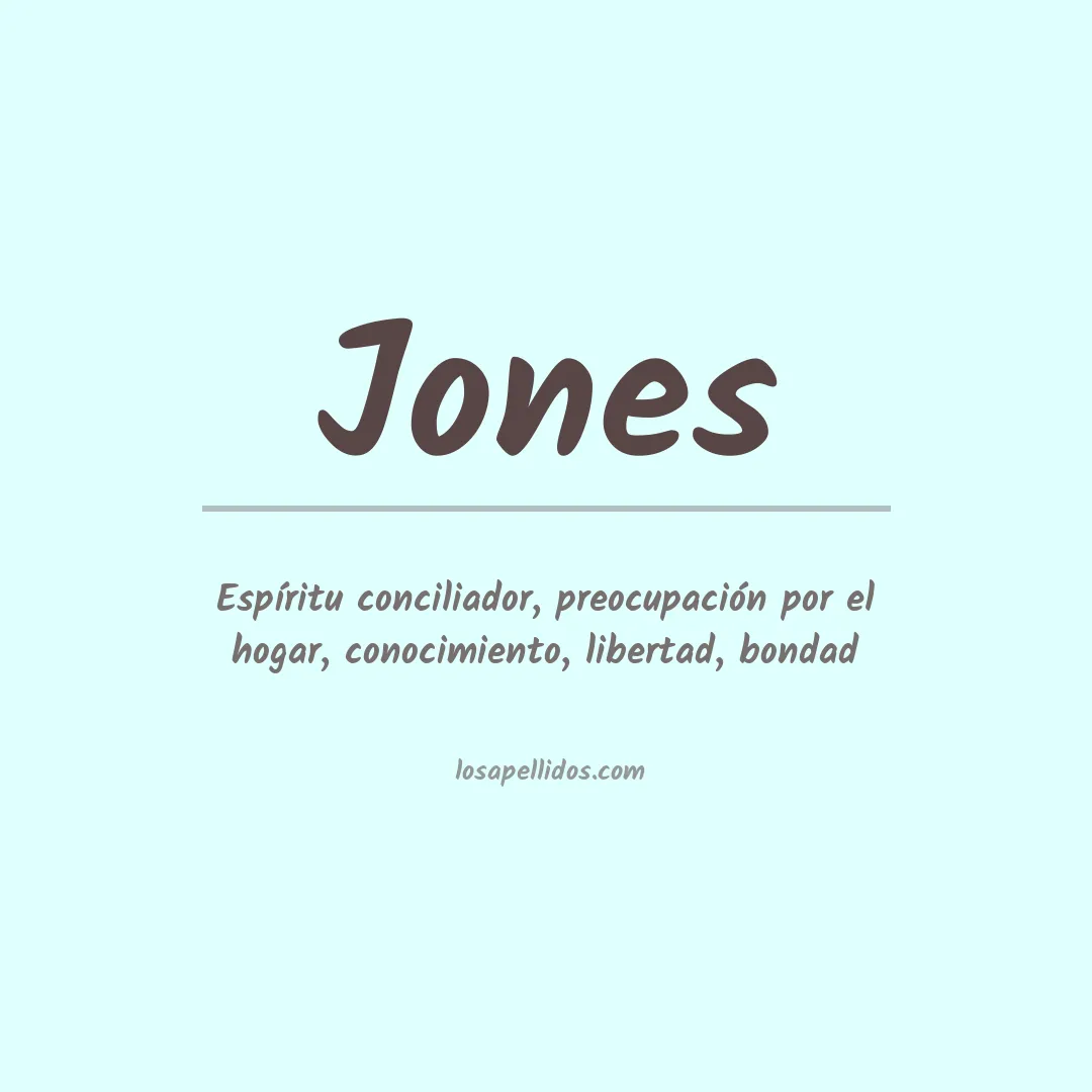 Apellido Jones
