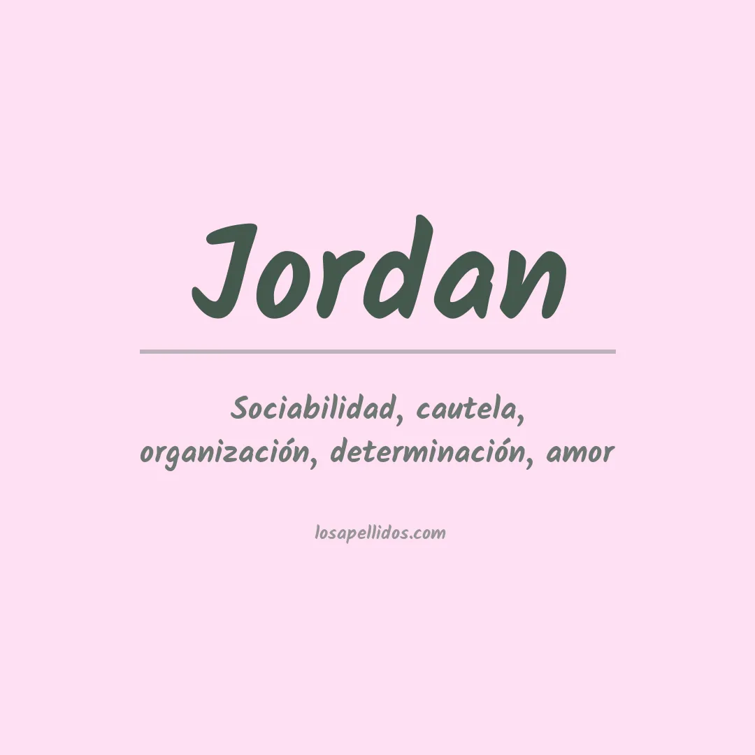 Apellido Jordan