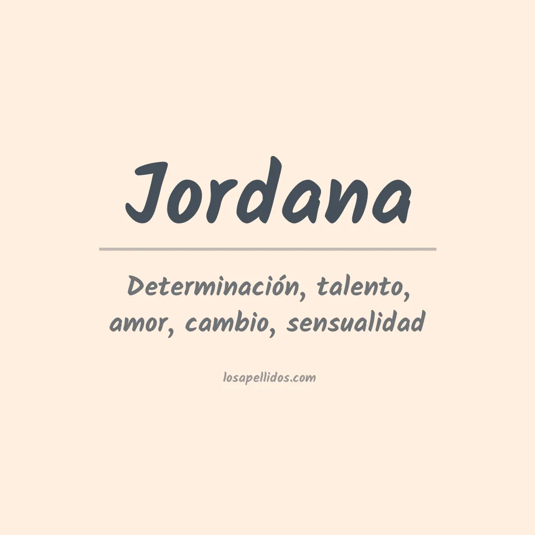 Apellido Jordana