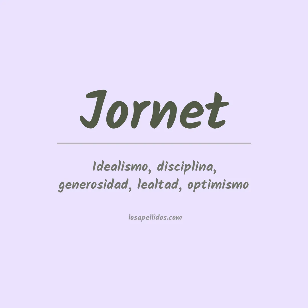 Apellido Jornet