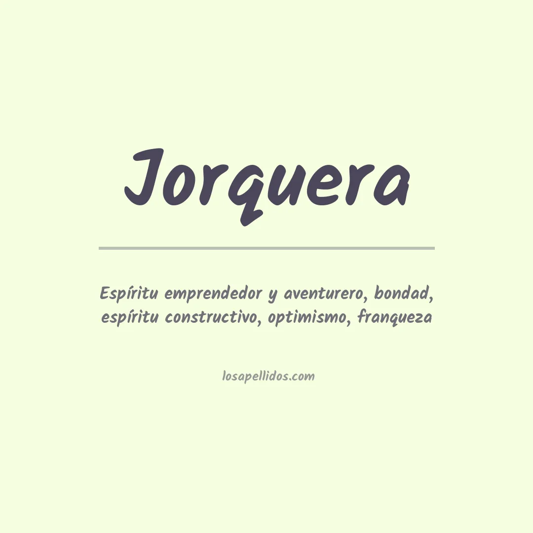 Apellido Jorquera