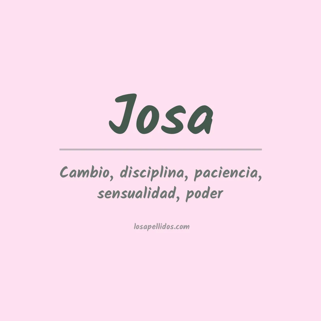 Apellido Josa