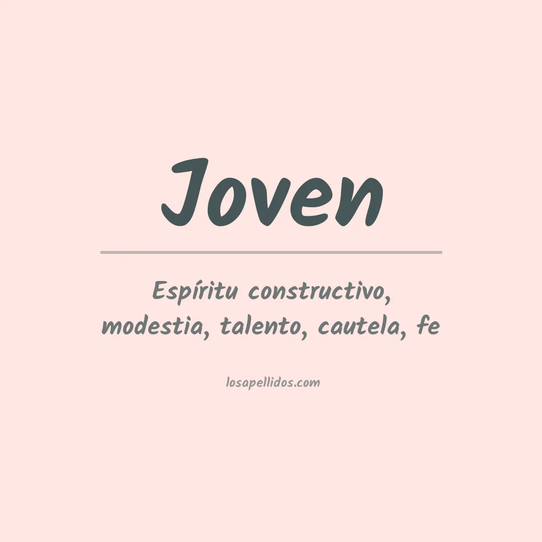 Apellido Joven