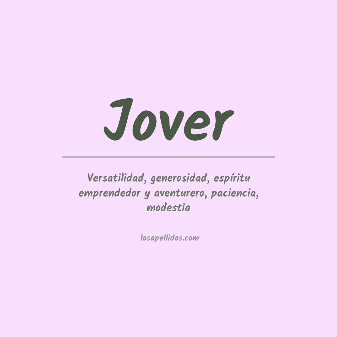 Apellido Jover