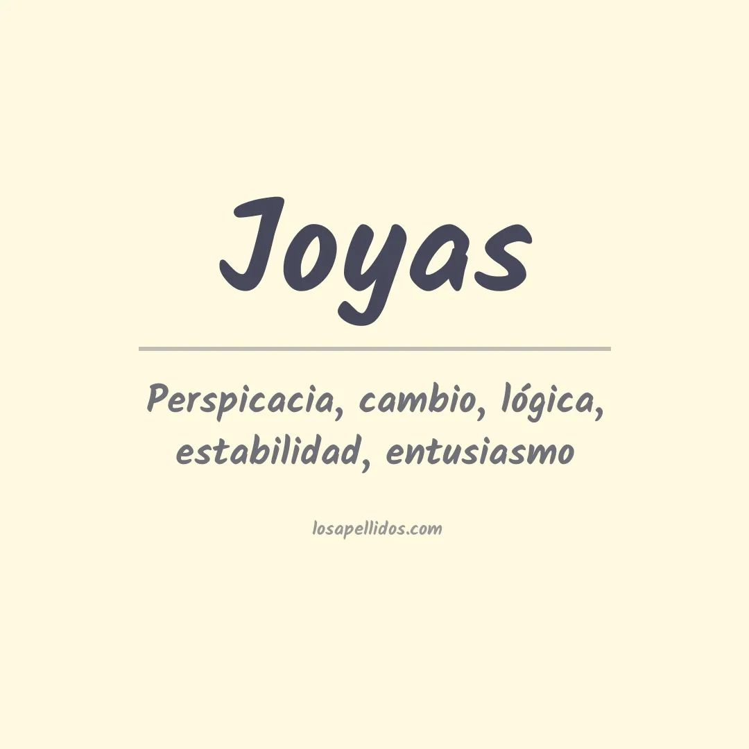 Apellido Joyas