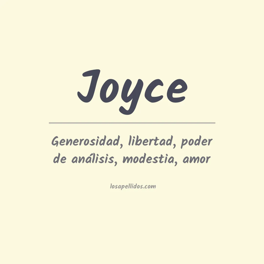 Apellido Joyce