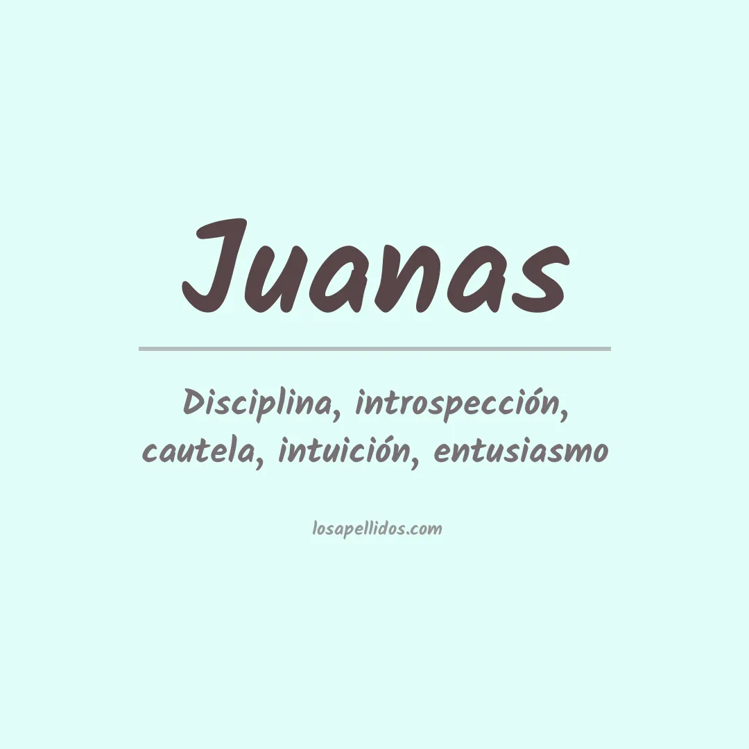 Apellido Juanas